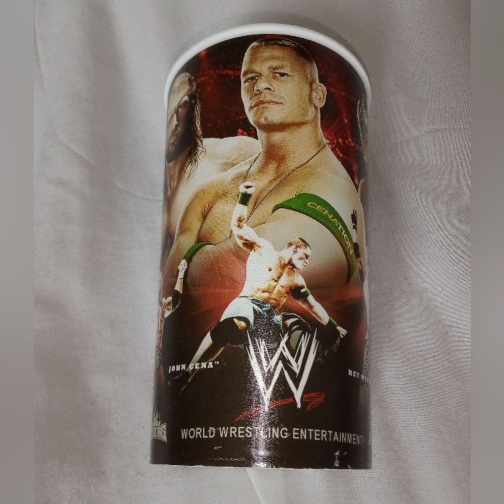 WWE 2009 Collector Cup Wrestling John Cena Undertaker Rey Mysterio